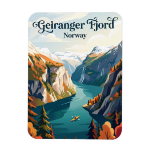 Geiranger Fjord Norway Magnet