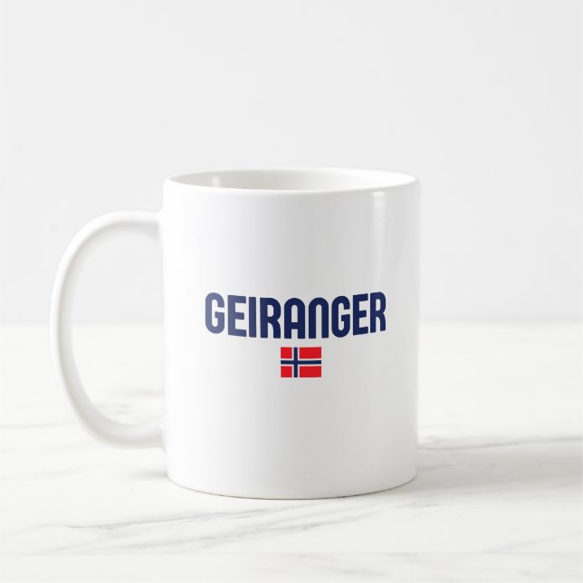GEIRANGER Norway Coffee Mug (Left)