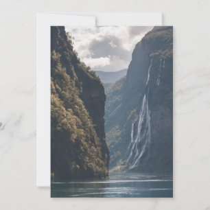 Geirangerfjord Norway Greeting Card