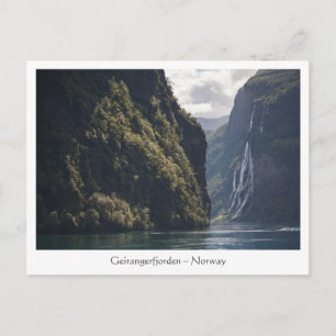 Geirangerfjord Norway Postcard