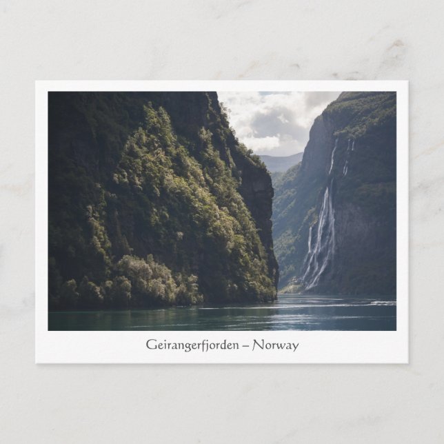 Geirangerfjord Norway Postcard (Front)