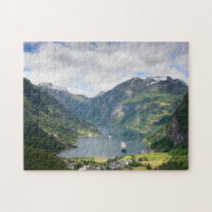 Geirangerfjord view in Norway jigsaw puzzle