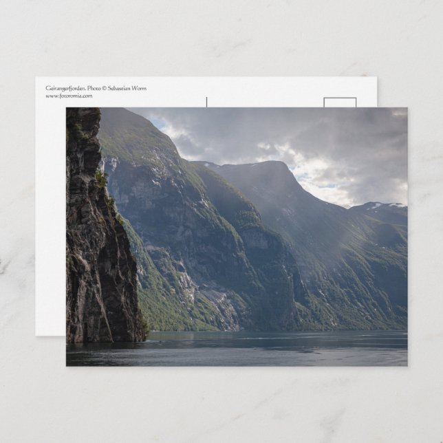 Geirangerfjorden Norway Postcard (Front/Back)