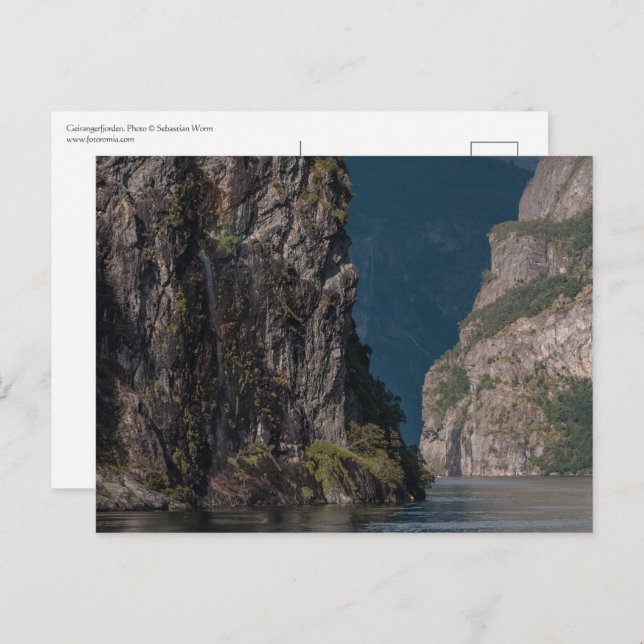 Geirangerfjorden Norway Postcard (Front/Back)