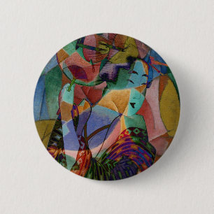 GEISHA 6 CM ROUND BADGE