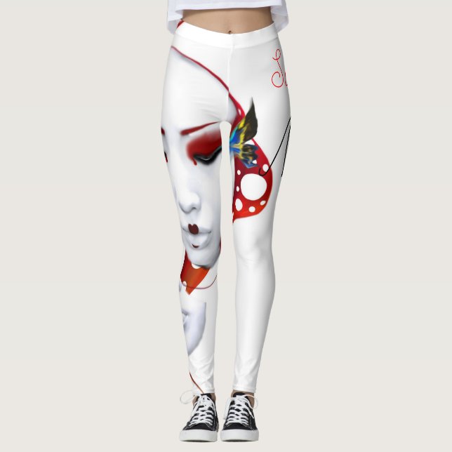 Geisha Avatar Leggings (Front)