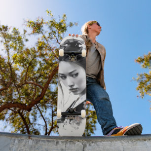 Geisha Black Ink Skateboard
