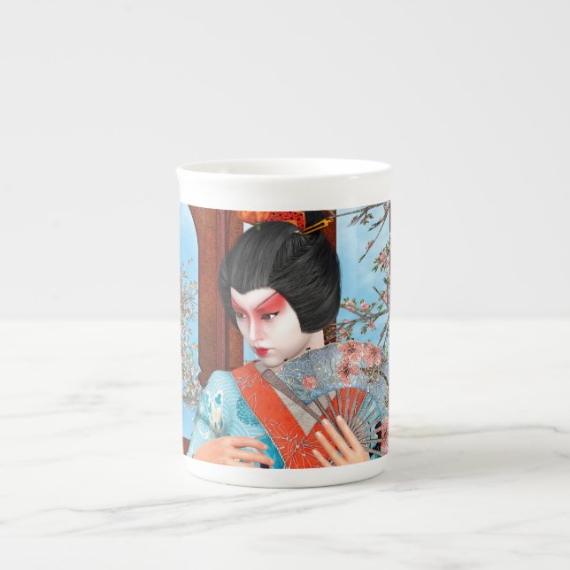 Geisha Bone China Mug (Front)