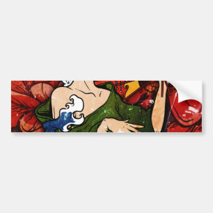 Geisha Bumper Sticker
