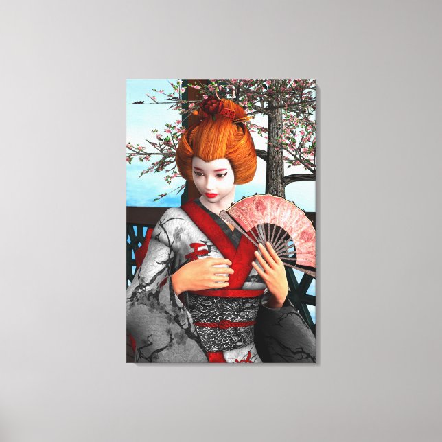 Geisha Canvas Print (Front)