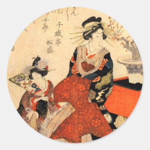 Geisha Classic Round Sticker