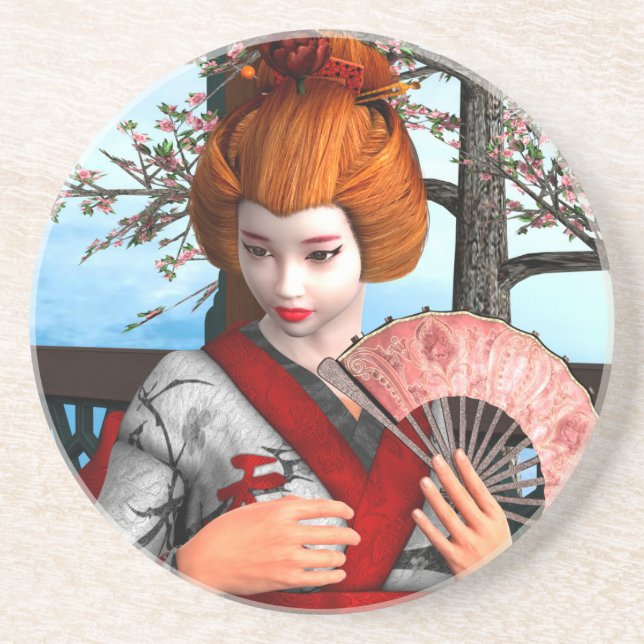 Geisha Coaster (Front)