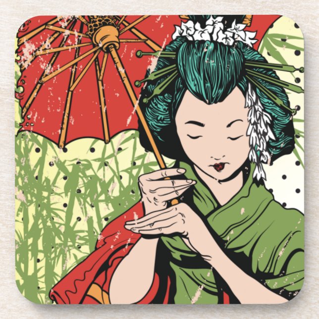 Geisha Coaster (Front)