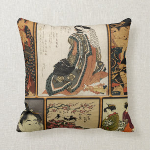 Geisha Collage Cushion