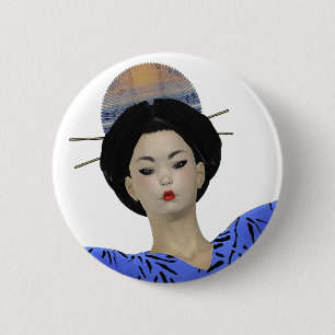 Geisha Customisable Button