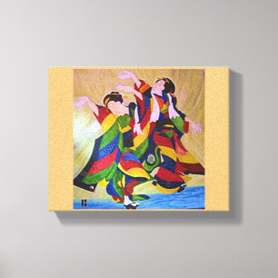 GEISHA Dancers Canvas Print