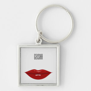 geisha fashion accessories key ring
