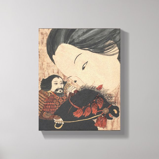 Geisha Ghost Canvas Print (Front)