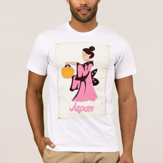 Geisha girl Japan vintage travel poster T-Shirt