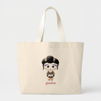 Geisha Girl Large Tote Bag