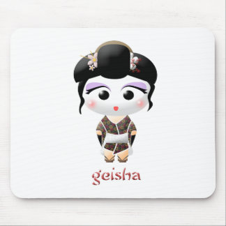Geisha Girl Mouse Mat