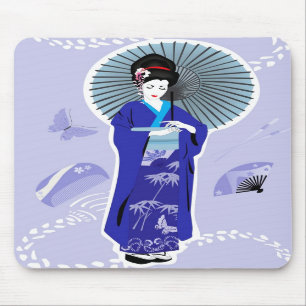 Geisha Girl Mousepad