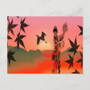 Geisha Girl Postcard