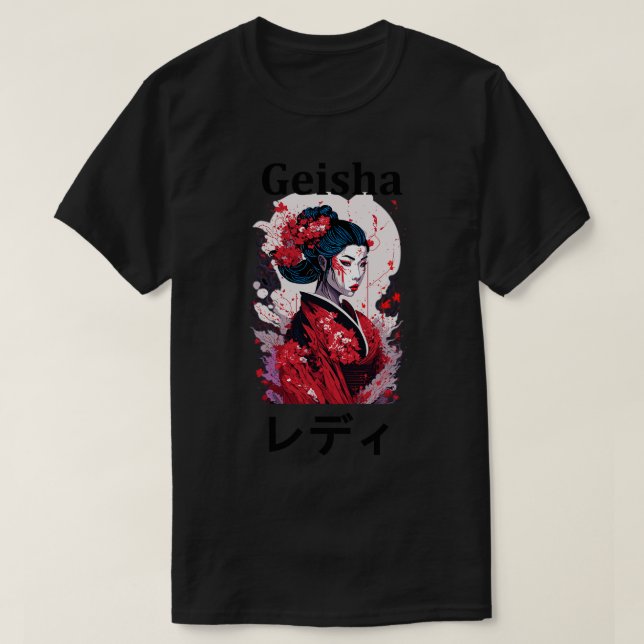 Geisha girl T-Shirt (Design Front)