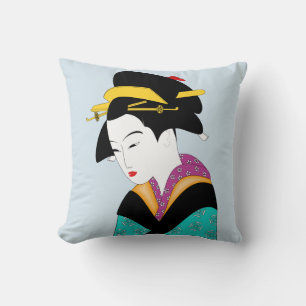 GEISHA GIRL THROW PILLOWS