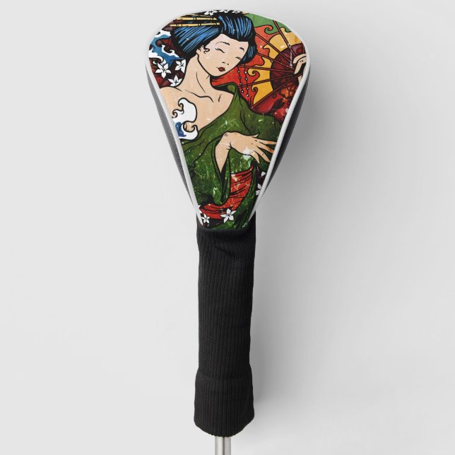 Geisha Golf Head Cover (Front)