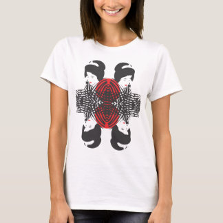 Geisha in fours "A Reflection" T-Shirt