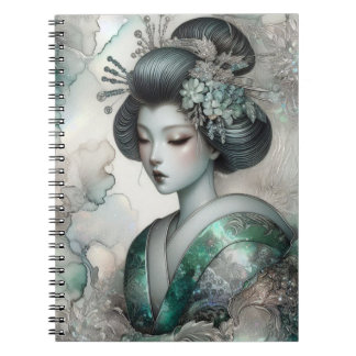 Geisha in Green Design Series #2 Notebook