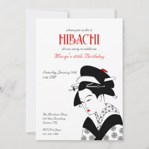 Geisha Invitation