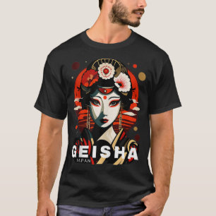 Geisha Japanese tradition design geisha tokyo fun  T-Shirt