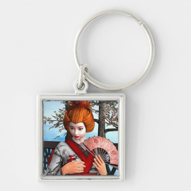 Geisha Key Ring (Front)