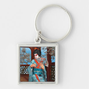 Geisha Key Ring