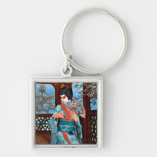 Geisha Key Ring (Front)