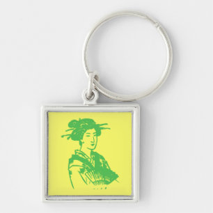Geisha Key Ring