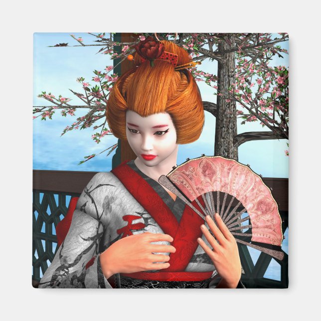 Geisha Magnet (Front)