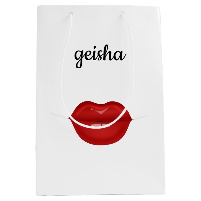 geisha - medium gift bag (Front)