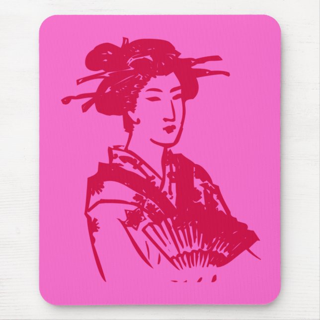 Geisha Mouse Mat (Front)