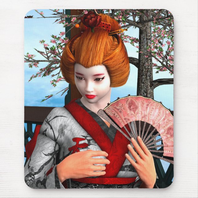 Geisha Mouse Mat (Front)