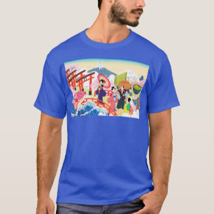 Geisha on Bridge T-Shirt