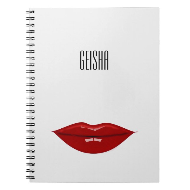 geisha - paper products notebook (Front)