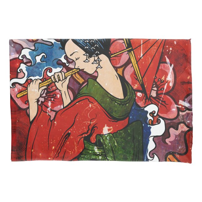 Geisha Pillowcase (Front)