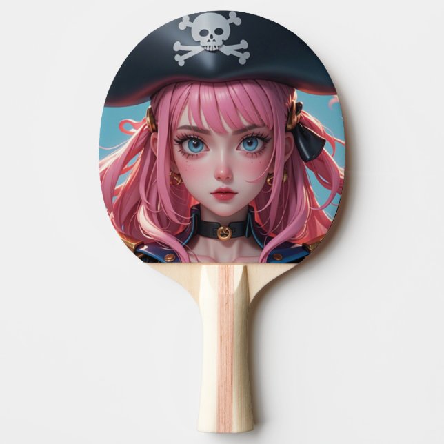 GEISHA PIRATE 3 PING PONG PADDLE (Front)