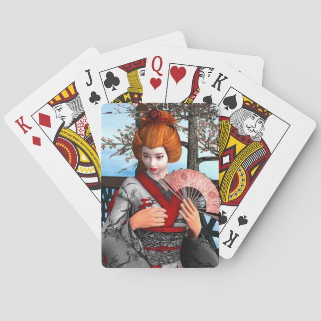 Geisha Playing Cards (Back)
