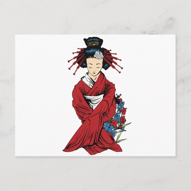 Geisha Postcard (Front)