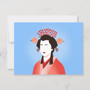 Geisha Postcard