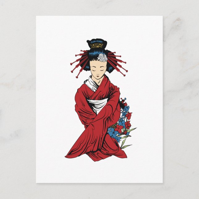 Geisha Postcard (Front)